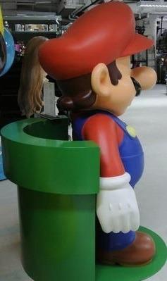 5尺高 孖寶兄弟 超級瑪利奧 瑪利奧 HUGE GIANT ENORMOUS SUPER MARIO MARIO 商場及店舖擺設 店頭品 NINTENDO