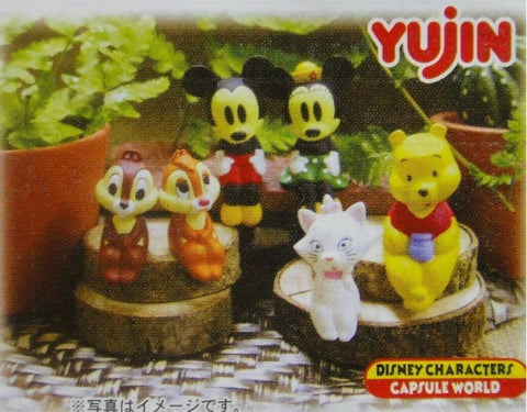 YUJIN 迪士尼 角色系列 DISNEY CHARACTERS MICKY MINNIE MARIE 全6種 扭蛋 93071 倉 b7807355