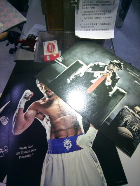 Pacguiao 2015 Nothing Personal 寫真硬卡海報一套 c952-42