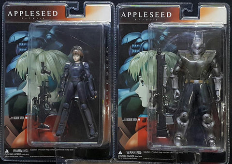 YAMATO 33156 33157 蘋果核戰記 汀南納茲 布里艾若斯 APPLESEED DEUNAN KNUTE BRIAREOS FIGURE SET (BUY-SPK) 存