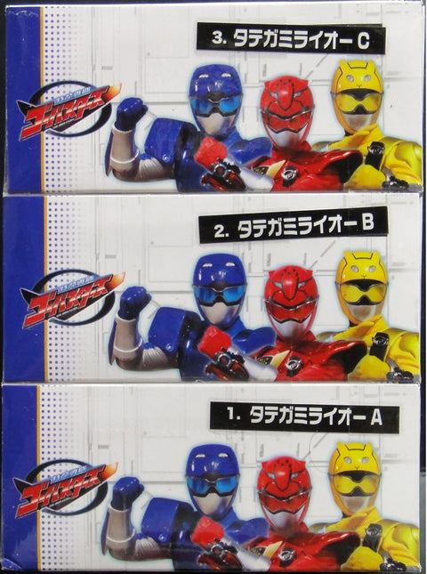 萬代 特命戰隊GO BUSTERS 特命合體 特命鬣毛雄獅 食玩 BANDAI SHOKUGAN TOKUMEI SENTAI GO-BUSTERS TATEGAMI LION (BUY-05901-SPK)