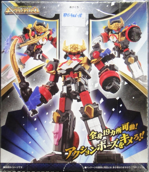 萬代 手裏劍戰隊忍忍者 王手裏劍神 食玩 BANDAI SHOKUGAN SHURIKEN SENTAI NINNINGER FIGHTING ACTION ROBO KING SHURIKENJIN 95259 (EPC-946-18) (EPC-641-27) 1140875854