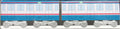 TAKARA CHORO Q SAGAMI RAILWAY MAIN LINE 6000 SERIES TRAIN 相鐵6000系舊塗裝列車 54419 (C844#TT50)