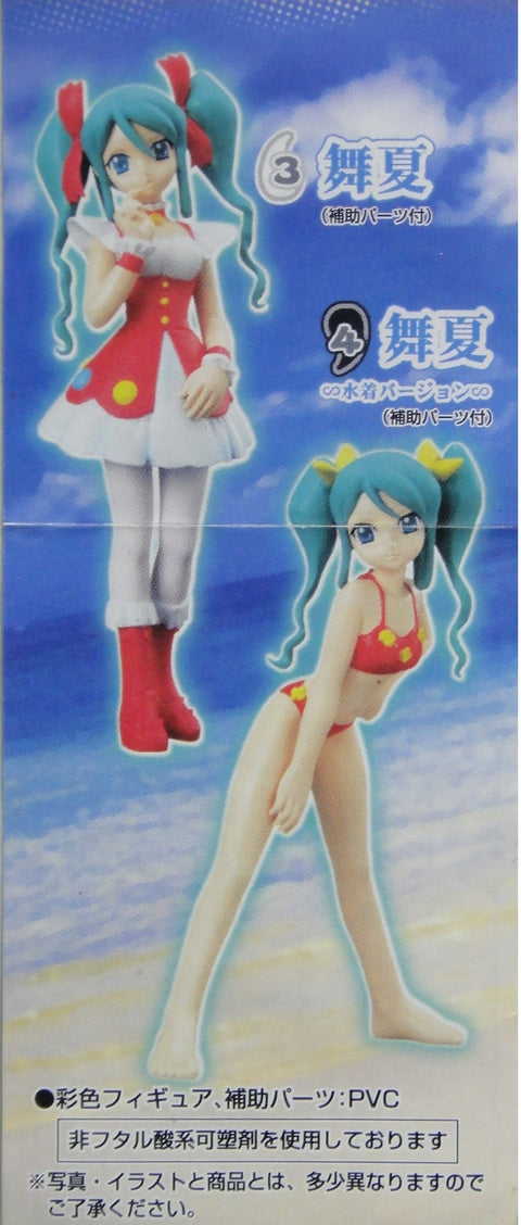 BANDAI 萌 詩片 一夏 舞夏 MOE A LA MODE UTA KATA FIGURE GASHAPON 全4種 扭蛋 (A2-131485) b29150201