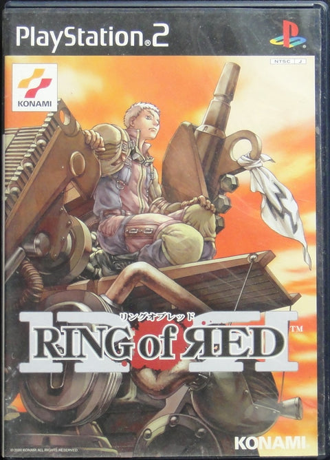 索尼電腦娛樂 遊戲 日版 SONY COMPUTER ENTERTAINMENT SCEI SCE PLAYSTATION 2 PS2 GAME KONAMI RING OF RED VW009-J1 SLPM62013 (BUY-80356)