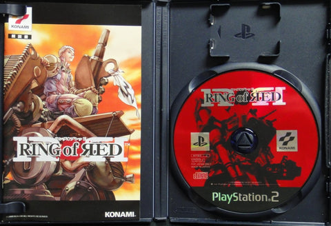 索尼電腦娛樂 遊戲 日版 SONY COMPUTER ENTERTAINMENT SCEI SCE PLAYSTATION 2 PS2 GAME KONAMI RING OF RED VW009-J1 SLPM62013 (BUY-80356)