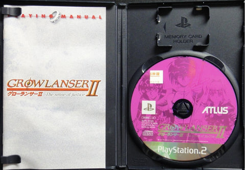 索尼電腦娛樂 夢幻騎士II 遊戲 日版 SONY COMPUTER ENTERTAINMENT SCEI SCE PLAYSTATION 2 PS2 GAME ATLUS GROWLANSER II THE SENSE OF JUSTICE SLPS20105 (BUY-11107)