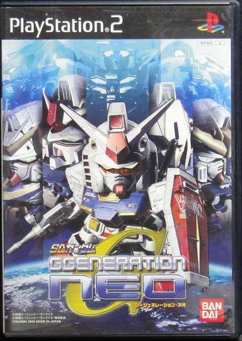 索尼電腦娛樂 萬代 SD高達G世代NEO 遊戲 日版 SONY COMPUTER ENTERTAINMENT SCEI SCE PLAYSTATION 2 PS2 GAME BANDAI SD GUNDAM GGENERATION NEO SLPS25170 (BUY-13662)