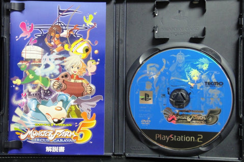 索尼電腦娛樂 特庫摩 怪物農場5 馬戲團商隊 遊戲 日版 SONY COMPUTER ENTERTAINMENT SCEI SCE PLAYSTATION 2 PS2 GAME TECMO MONSTER FARM 5 CIRCUS CARAVAN SLPS25585 (BUY-80028)
