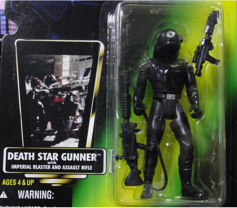 KENNER 星球大戰 STAR WARS POWER OF THE FORCE DEATH STAR GUNNER WITH IMPERIAL BLASTER AND ASSAULT RIFLE 69608 (PA#0)