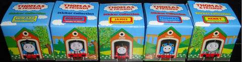 TOMY YUJIN EUROPE TYE HIT ENTERTAINMENT 湯馬仕小火車 貼紙珍藏 THOMAS &amp; FRIENDS STICKER COLLECTION THOMAS EDWARD HENRY GORDON JAMES (PA-0/MAC-8451)