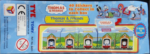 TOMY YUJIN EUROPE TYE HIT ENTERTAINMENT 湯馬仕小火車 貼紙珍藏 THOMAS &amp; FRIENDS STICKER COLLECTION THOMAS EDWARD HENRY GORDON JAMES (PA-0/MAC-8451)
