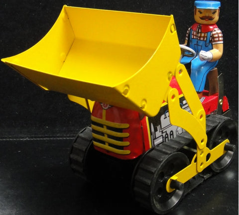 鐵皮上鍊工程車系列 推土機 剷泥車 TIN TOYS MS357 WIND-UP ACTION COLLECTION CLASSIC BULLDOZER b32257470 店