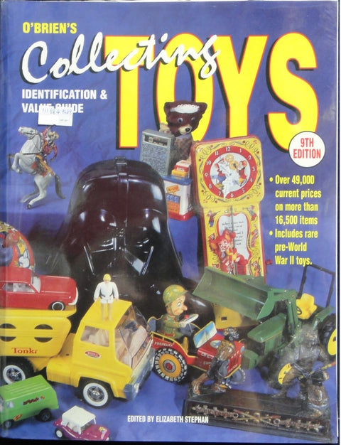 KRAUSE PUBLICATIONS KP SINCE 1952 O'BRIEN'S 收集玩具 識別與價值指南 COLLECTING TOYS IDENTIFICATION &amp; VALUE GUIDE 9TH EDITION EDITED BY ELIZABETH STEPHAN ISBN: 0-87341-749-6 41749 1116849489