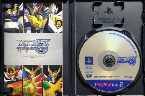 索尼電腦娛樂 新世紀勇者大戰 遊戲 日版 SONY COMPUTER ENTERTAINMENT SCEI SCE PLAYSTATION 2 PS2 GAME TAKARA ATLUS NEW CENTURY BRAVE WAR SLPM65821 (BUY-11140)