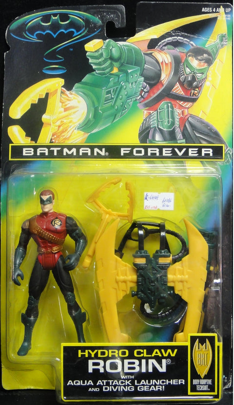 KENNER 蝙蝠俠 羅賓 BATMAN FOREVER HYDRO CLAW ROBIN WITH AQUA ATTACK LAUNCHER AND DIVING GEAR 64145 (倉) b22566120