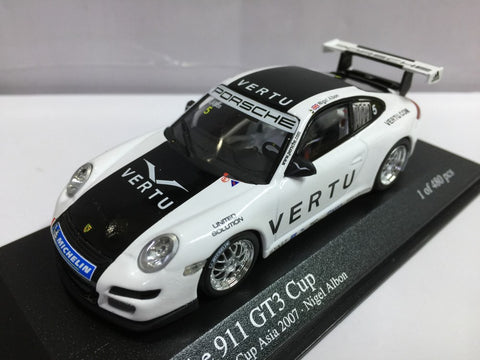 MINICHAMPS 1/43 PORSCHE 911 GT3 CUP PORSCHE CARRERA CUP ASIA 2007 #5 (400 076405) (08363) (BUY)