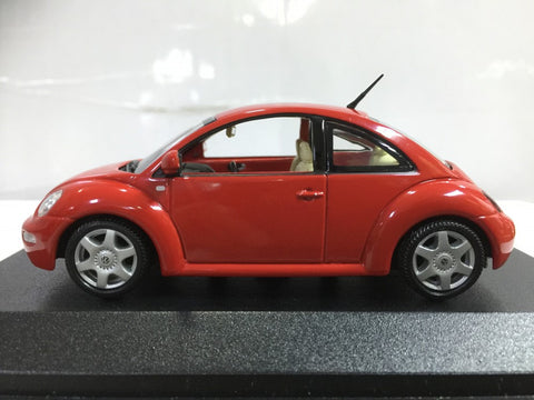 MINICHAMPS 1/43 VW BEETLE RED (430 058001) (02797) (BUY)
