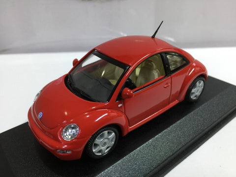 MINICHAMPS 1/43 VW BEETLE RED (430 058001) (02797) (BUY)