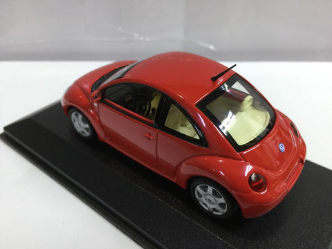 MINICHAMPS 1/43 VW BEETLE RED (430 058001) (02797) (BUY)