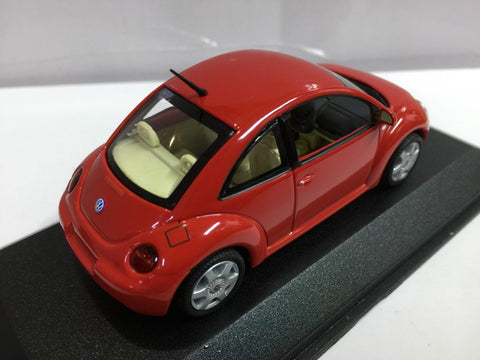 MINICHAMPS 1/43 VW BEETLE RED (430 058001) (02797) (BUY)