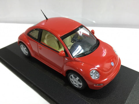 MINICHAMPS 1/43 VW BEETLE RED (430 058001) (02797) (BUY)