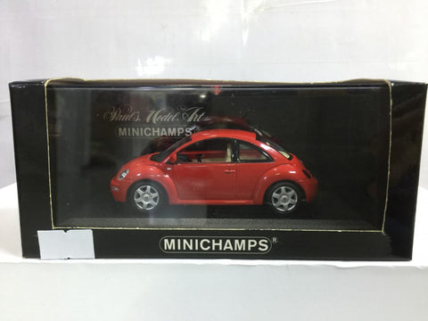 MINICHAMPS 1/43 VW BEETLE RED (430 058001) (02797) (BUY)