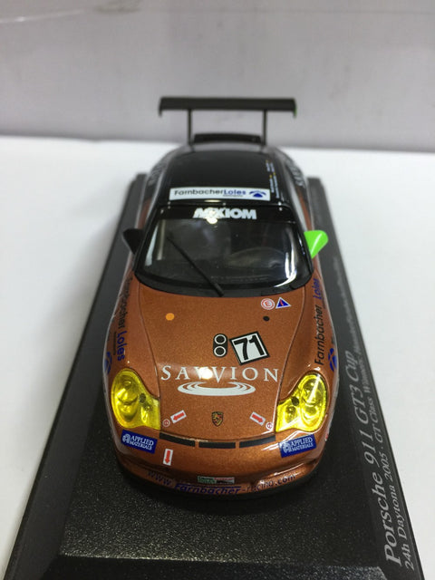 MINICHAMPS 1/43 PORSCHE 911 GT3 24h DAYTONA 2005 HENZLER FARNBACHER PRICE EHRET #71 (400 056271) (06673) (PIU100)