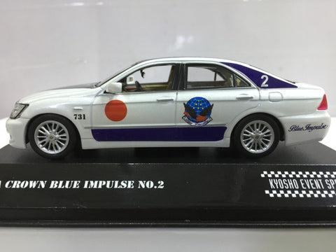 JCOLLECTION 1/43 TOYOTA CROWN BLUE IMPULSE NO.2 (JCK31006B2) (13306) (PIU110)