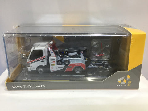 TOYEAST TINY 1/43 DIE-CAST MODEL CAR HINO 300 HONG KONG WORLD CHAMPION TOW TRUCK 拖車 ATC43090 12390 (C920-276)