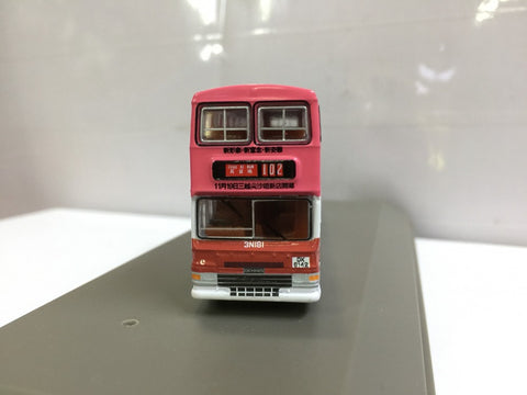 TOYEAST TINY CITY DIE-CAST MODEL CAR TOYZONE KMB DENNIS DRAGON 12m MITSUKOSHI 三越 KMB2019068 九巴 丹尼士巨龍 (19998) (PA0)