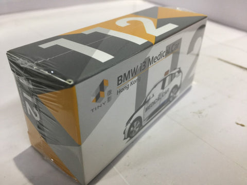 TOYEAST TINY CITY 112 DIE-CAST MODEL CAR BMW i3 MEDICAL CAR ATC64398 13912 (C920-175)