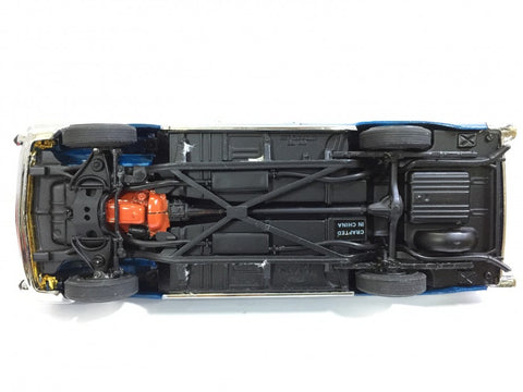 DANBURY MINT 1/24 1957 CHEVROLET BEL AIR CONVERTIBLE SPORT COUPE BLUE (BUY)