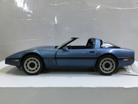 FRANKLIN MINT 1/24 1984 CORVETTE LIGHT BLUE (KWA)