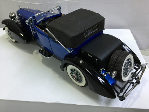 FRANKLIN MINT 1/24 1933 DUESENBERG J VICTORIA BLUE (KWA)