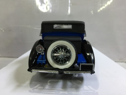 FRANKLIN MINT 1/24 1933 DUESENBERG J VICTORIA BLUE (KWA)