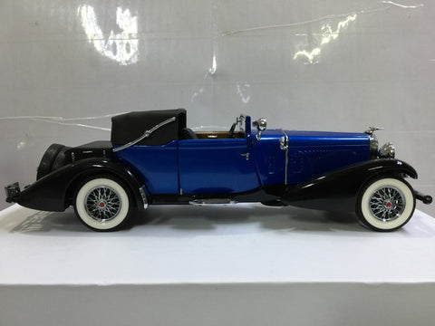 FRANKLIN MINT 1/24 1933 DUESENBERG J VICTORIA BLUE (KWA)