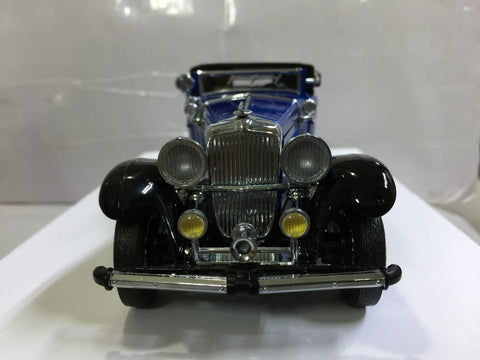 FRANKLIN MINT 1/24 1933 DUESENBERG J VICTORIA BLUE (KWA)