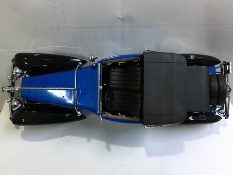 FRANKLIN MINT 1/24 1933 DUESENBERG J VICTORIA BLUE (KWA)