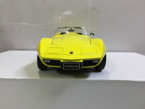 FRANKLIN MINT 1/24 1975 CORVETTE STINGRAY YELLOW (KWA)