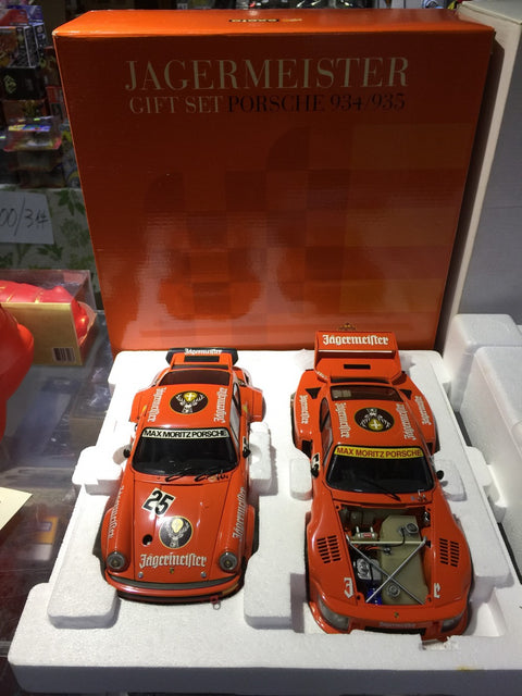EXOTO 1/18 PORSCHE 934/935 #25/#52 JAGERMEISTER GIFT SET (18093) (BUY)
