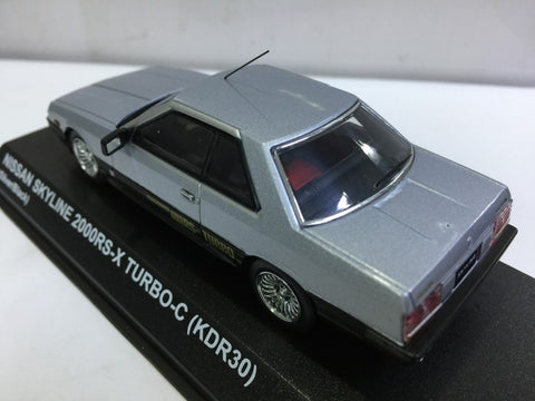 KYOSHO 1/43 NISSAN SKYLINE 2000RS-X TURBO-C KDR30 SILVER BLACK (03601S) (14521) (PIU50)