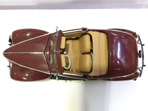 FRANKLIN MINT 1/24 1939 FORD CONVERTIBLE WITH TRAILER BROWN (BUY)