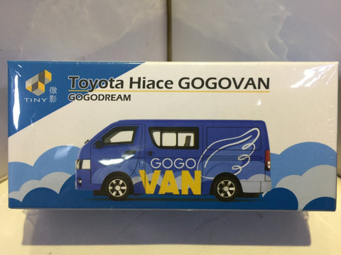 TOYEAST TINY CITY DIE-CAST MODEL CAR TOYOTA HIACE GOGOVAN GOGODREAM ATC64427 14046 (C920-229)