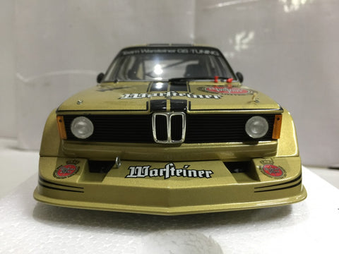 MINICHAMPS 1/18 BMW 320i Warsteiner Jorg Obermoser DRM 1977 #4 (04244) (PIU250)