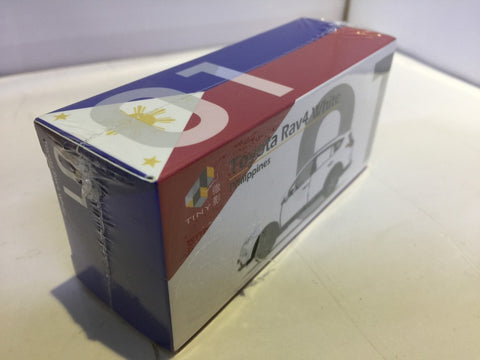 TOYEAST TINY 01 DIE-CAST MODEL CAR TOYOTA RAV4 WHITE PHILIPPINES ATC64467 (14339) (PA0)