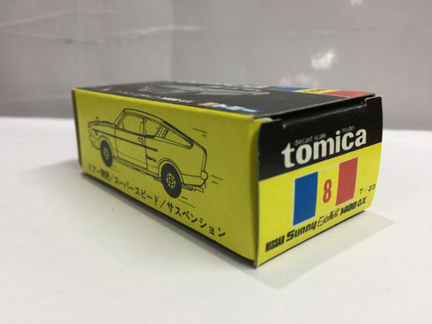VINTAGE TOMICA 8 - NISSAN SUNNY EXCELLENT 1400GX MADE IN JAPAN (PIU20)
