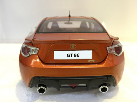 CENTURY DRAGON 世紀龍 1/18 TOYOTA GT86 ORANGE CDTO-1002 (P15M-12)