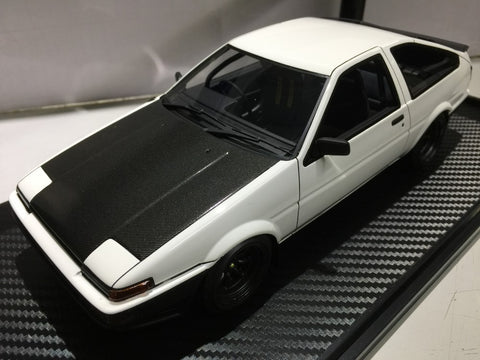 IGNITION MODEL 1/18 TOYOTA SPRINTER TRUENO AE86 3 DOOR GTV WHITE (88056) (P15M-121)