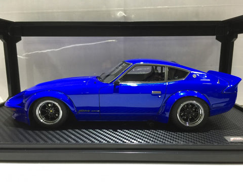 IGNITION MODEL 1/18 NISSAN FAIRLADY 240ZG HS30 FULL WORKS BLUE (90955) (P15M-120)